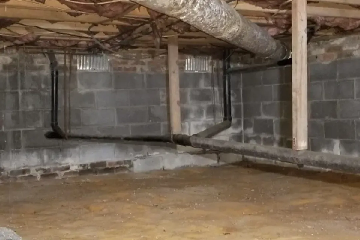 Moisture and condensation in a vented crawl space in Raleigh NC